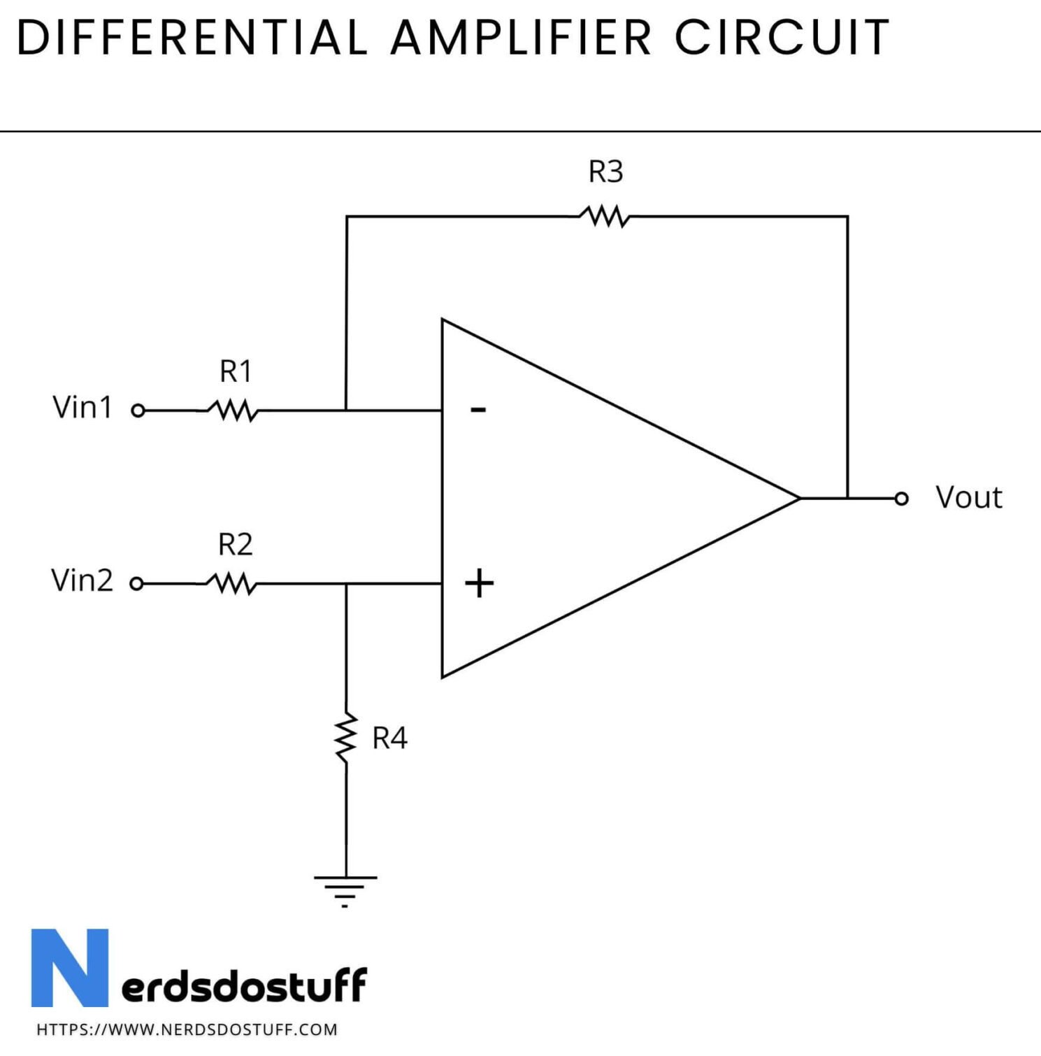 Differential Amplifier: Circuit and Working - Nerds Do Stuff