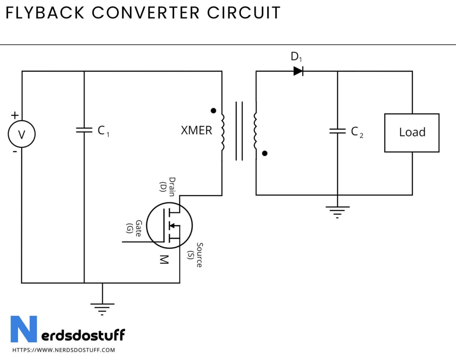 What is Flyback Converter ? Working and Circuit - Nerds Do Stuff