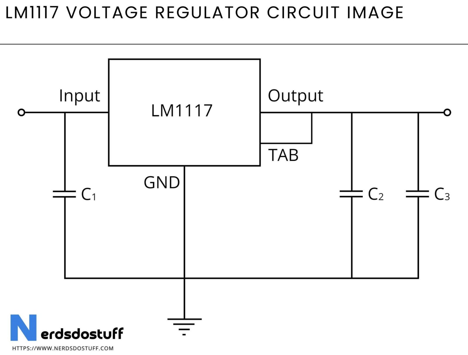 LM1117 Voltage Regulator: Working, Features and Circuit - Nerds Do Stuff