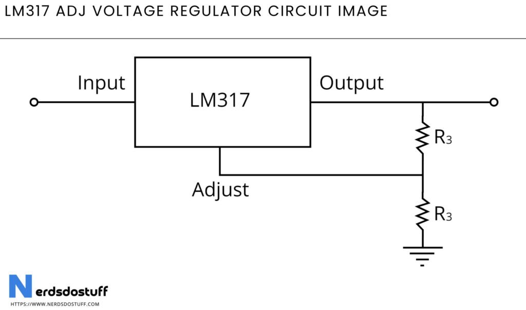 LM317 ADJ Voltage Regulator Circuit