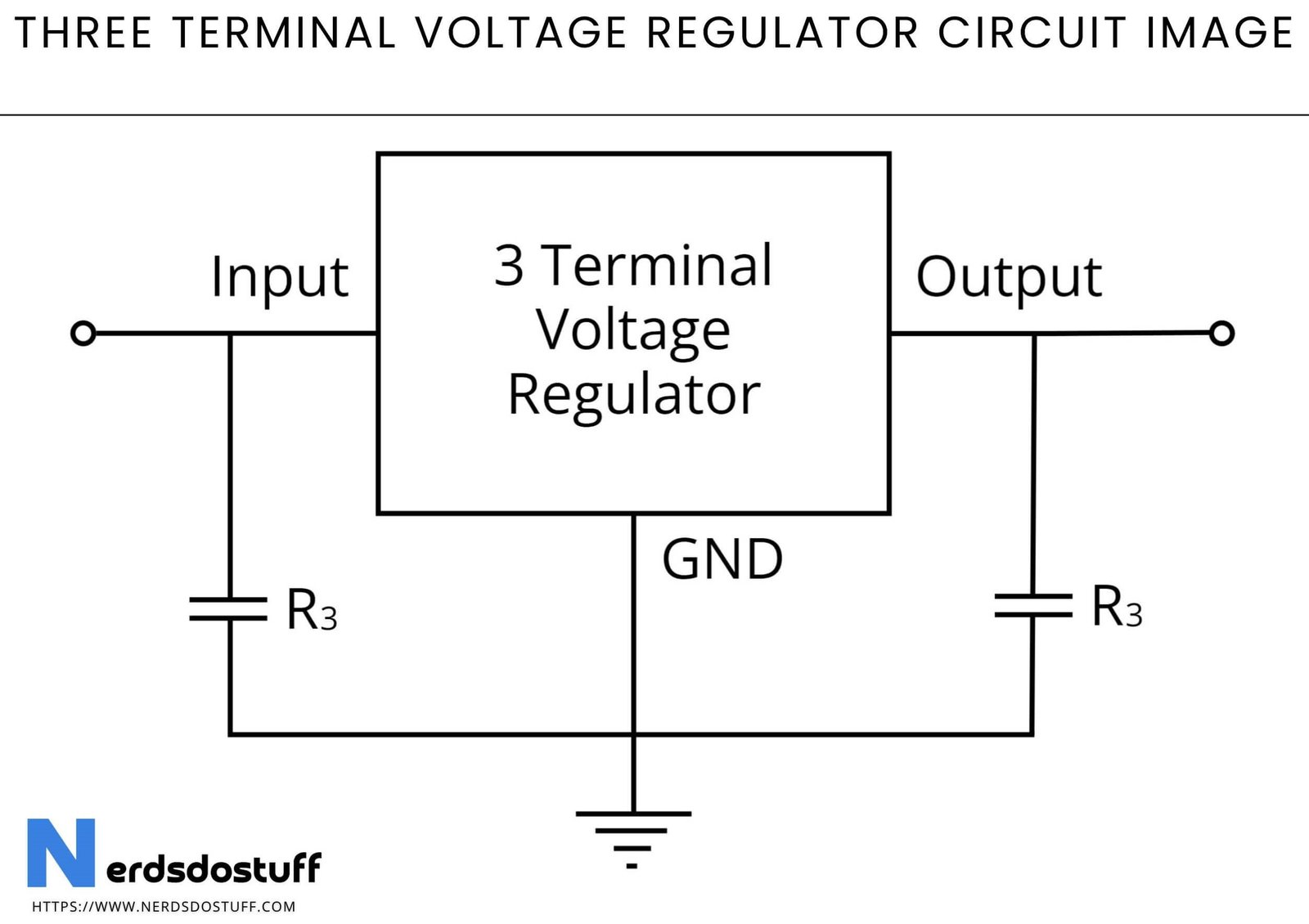 Read more about the article Three Terminal Voltage Regulator: Basics and Working