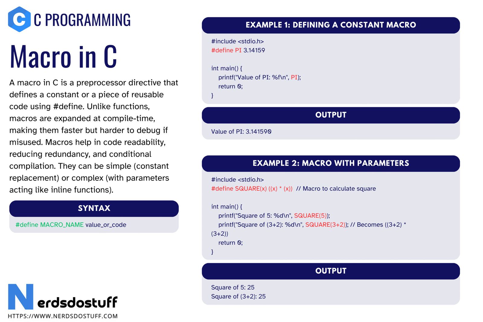 Macro in C